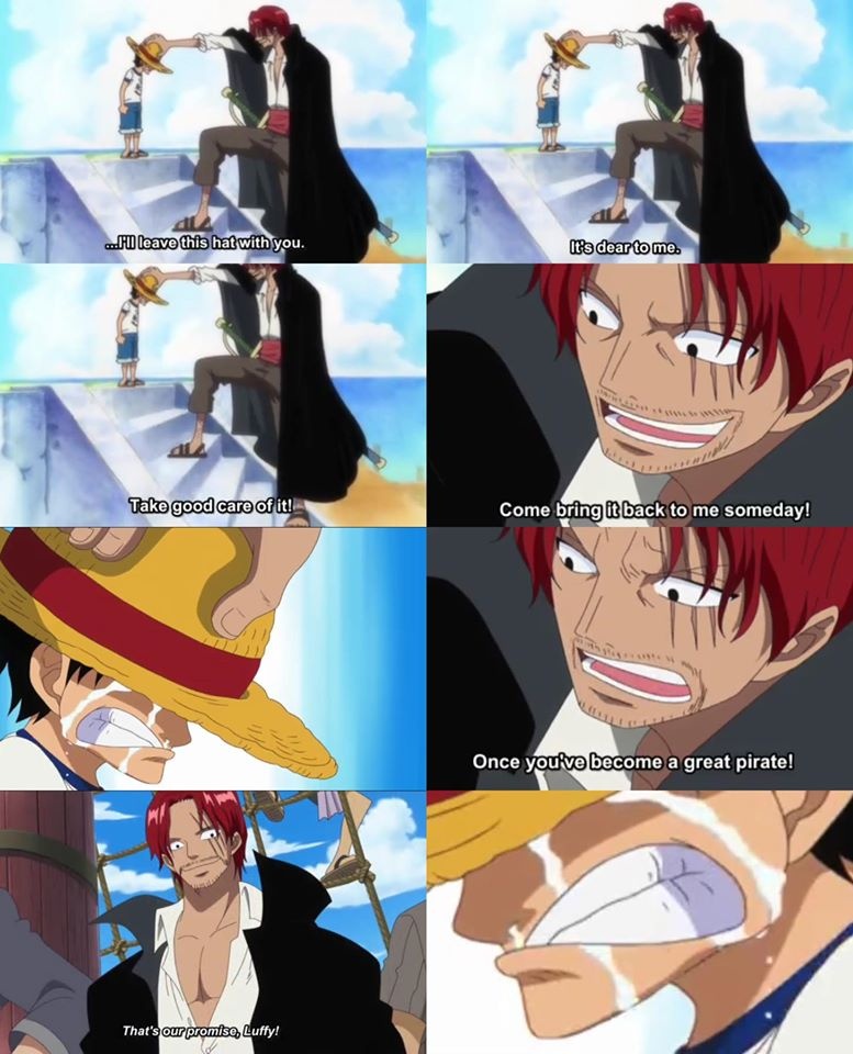 One Piece Film: Red Review Shanks and Luffy