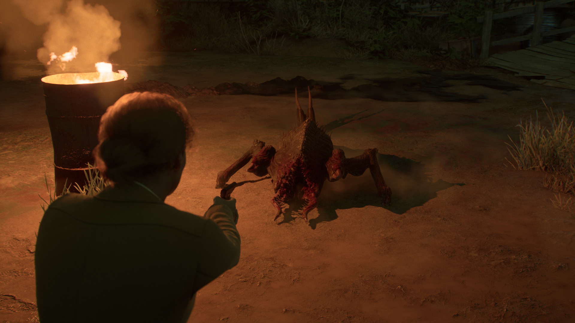 monster killing in alone in the dark HORROR SURVIVAL GAME