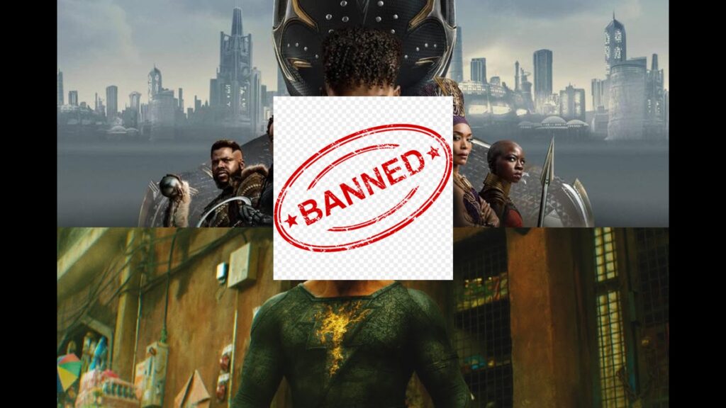 Black Adam and Black Panther banned in China