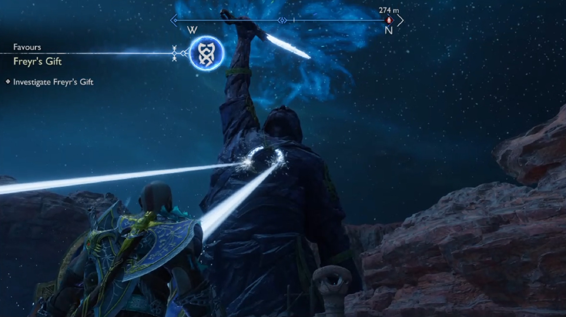 God of War: Ragnarok light bridge 8