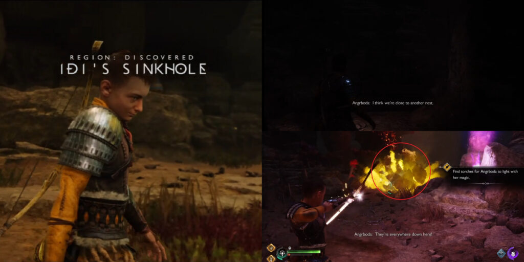 God of War Ragnarok - All Wretch Nests in Idi's Sinkhole