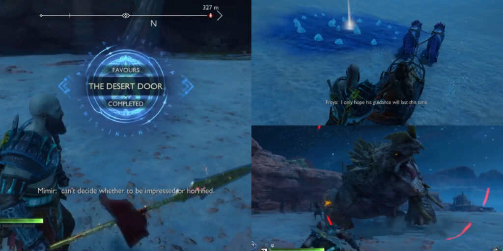 God of War Ragnarok - How to open the Desert Door