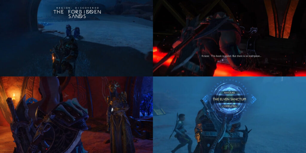 God of War Ragnarok - The Elven Sanctum guide