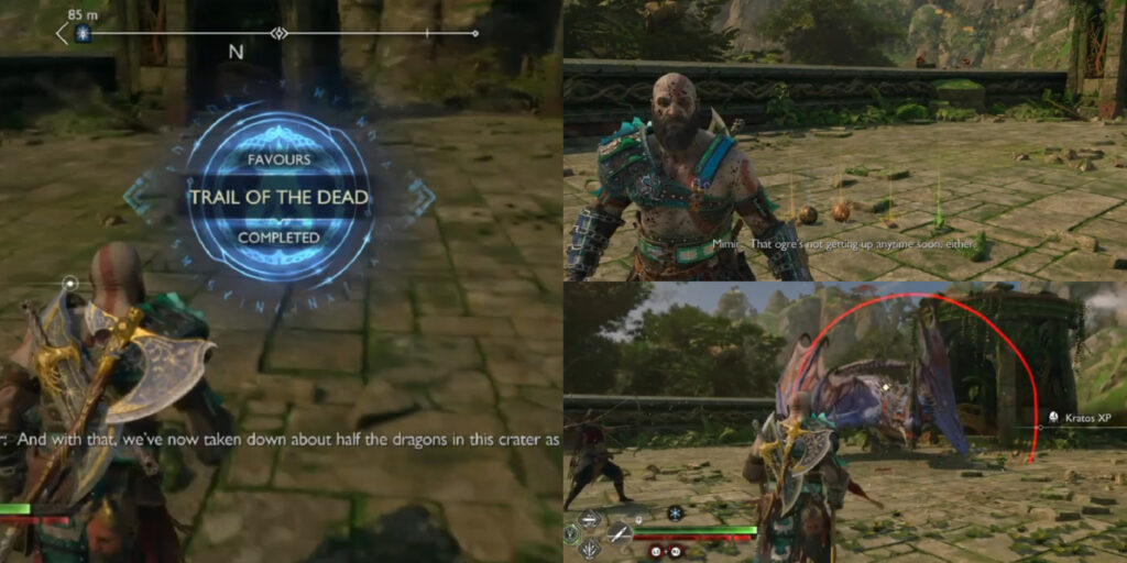 God of War Ragnarok - Trail of the Dead guide