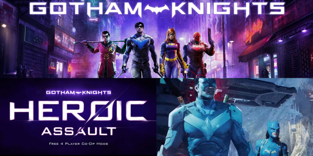 Gotham Knights What is Heroic Assault + New Features after Update