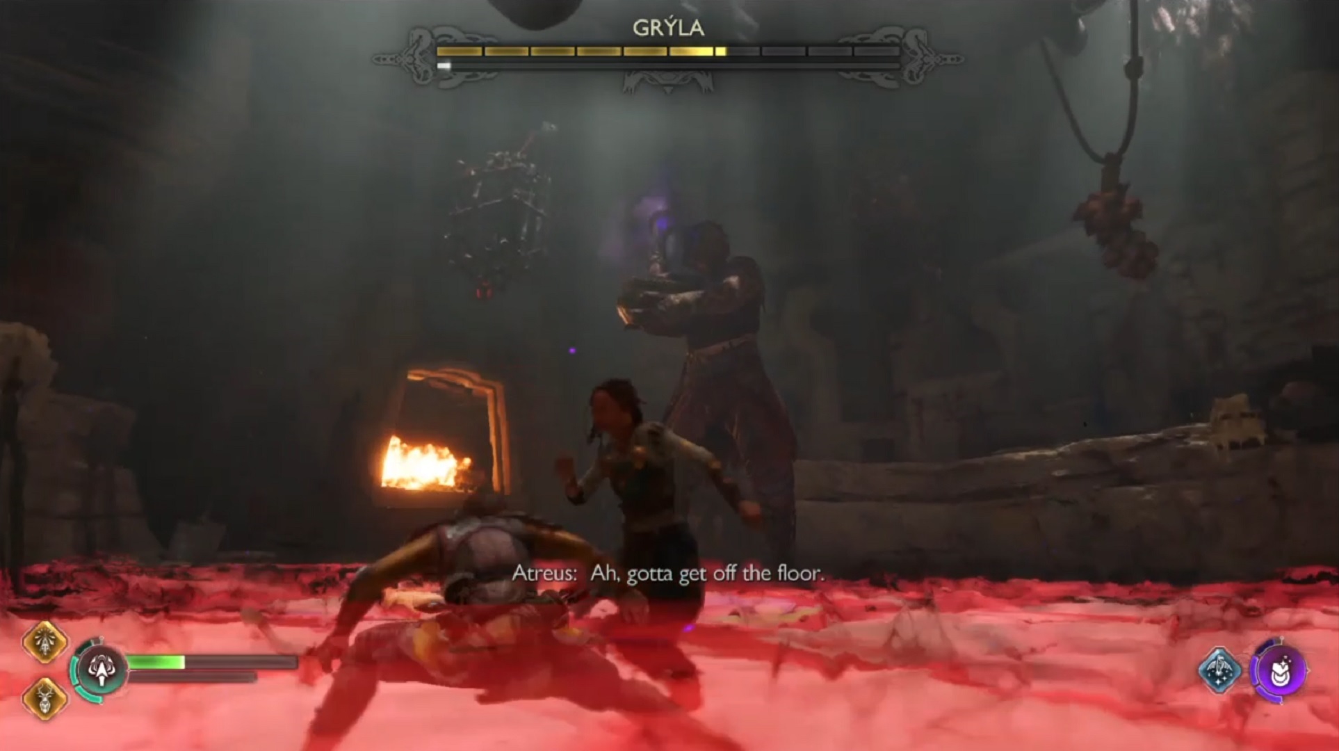 God of War: Ragnarok, red floor
