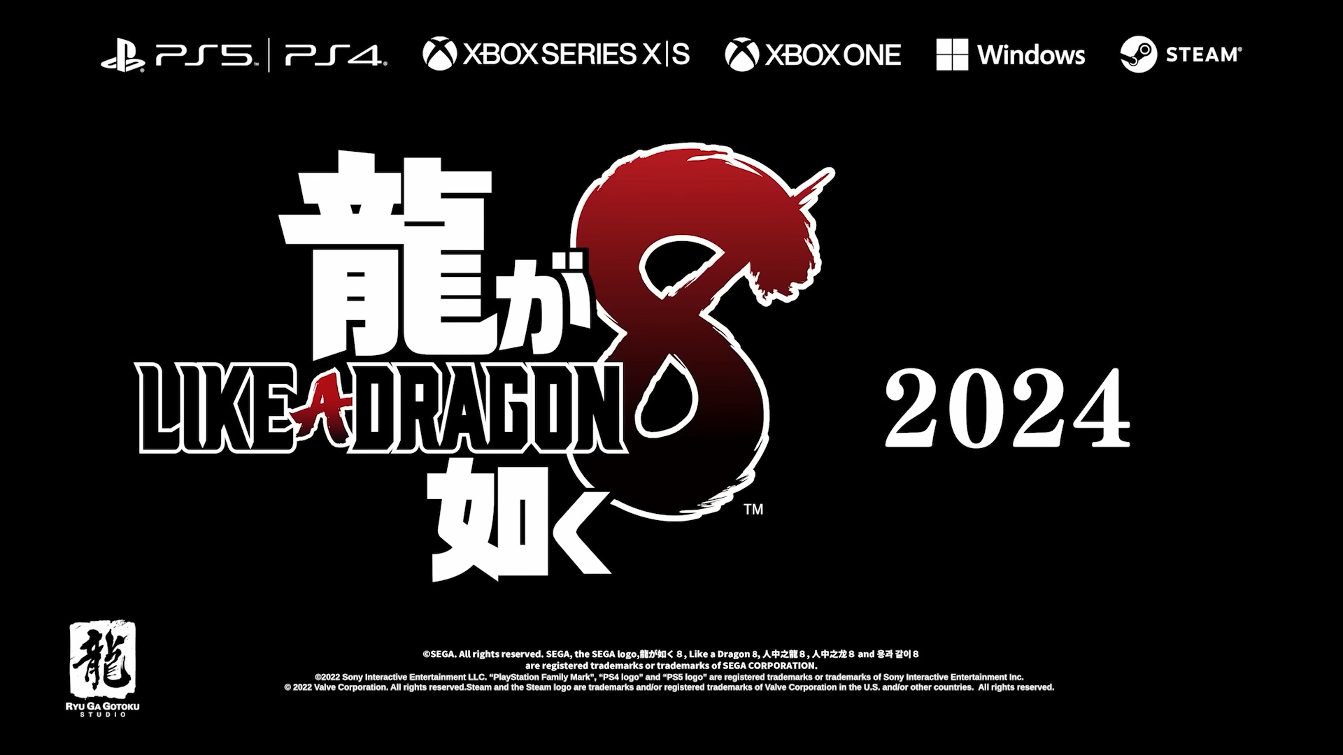 Like a Dragon 8 platforms