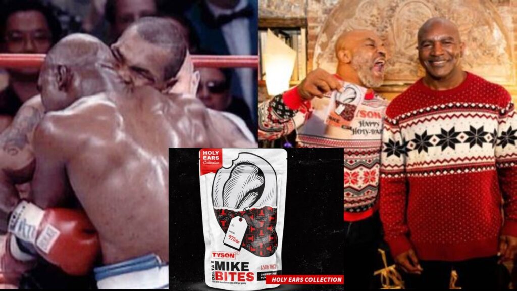 Mike Tyson and Evander Holyfield Holy Ears