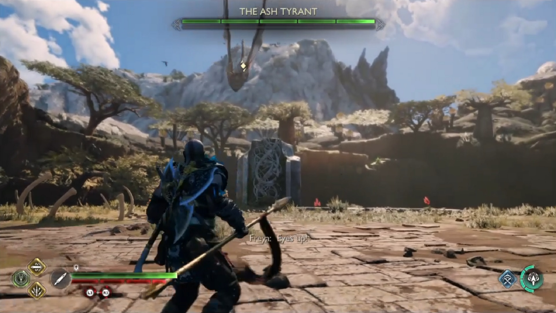 God of War: Ragnarok 15 ash tyrant