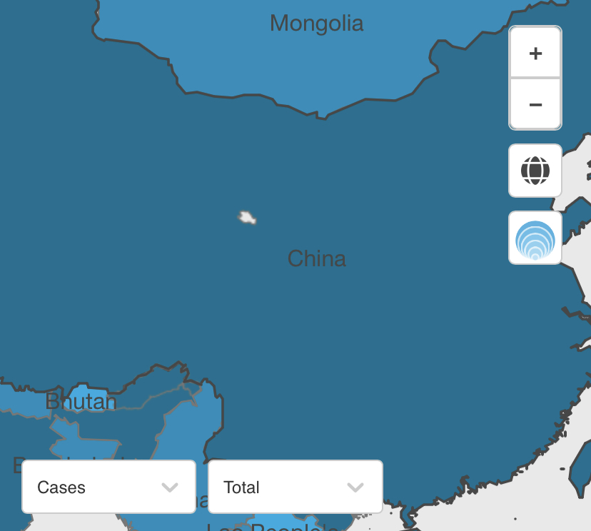 China COVID-19 cases, WHO