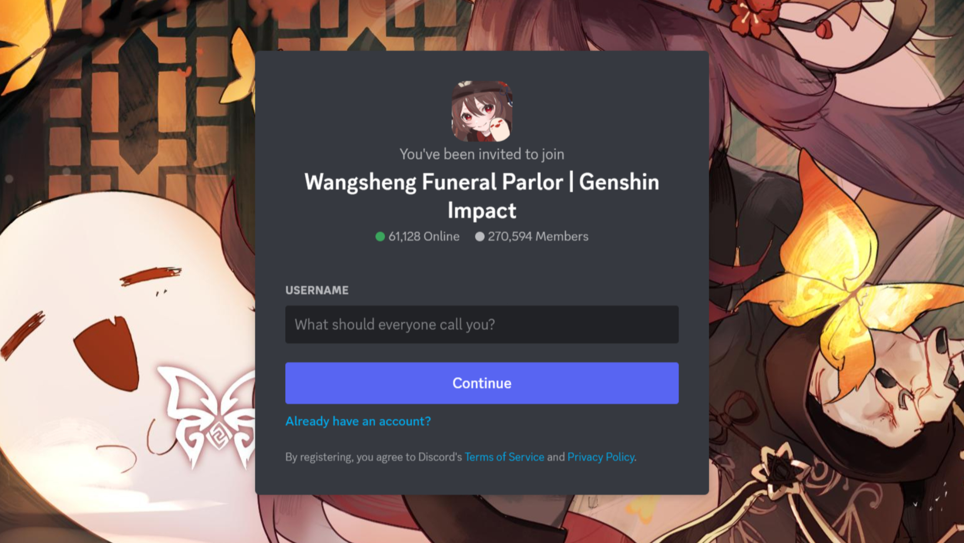 Wangsheng Funeral Parlor server invite