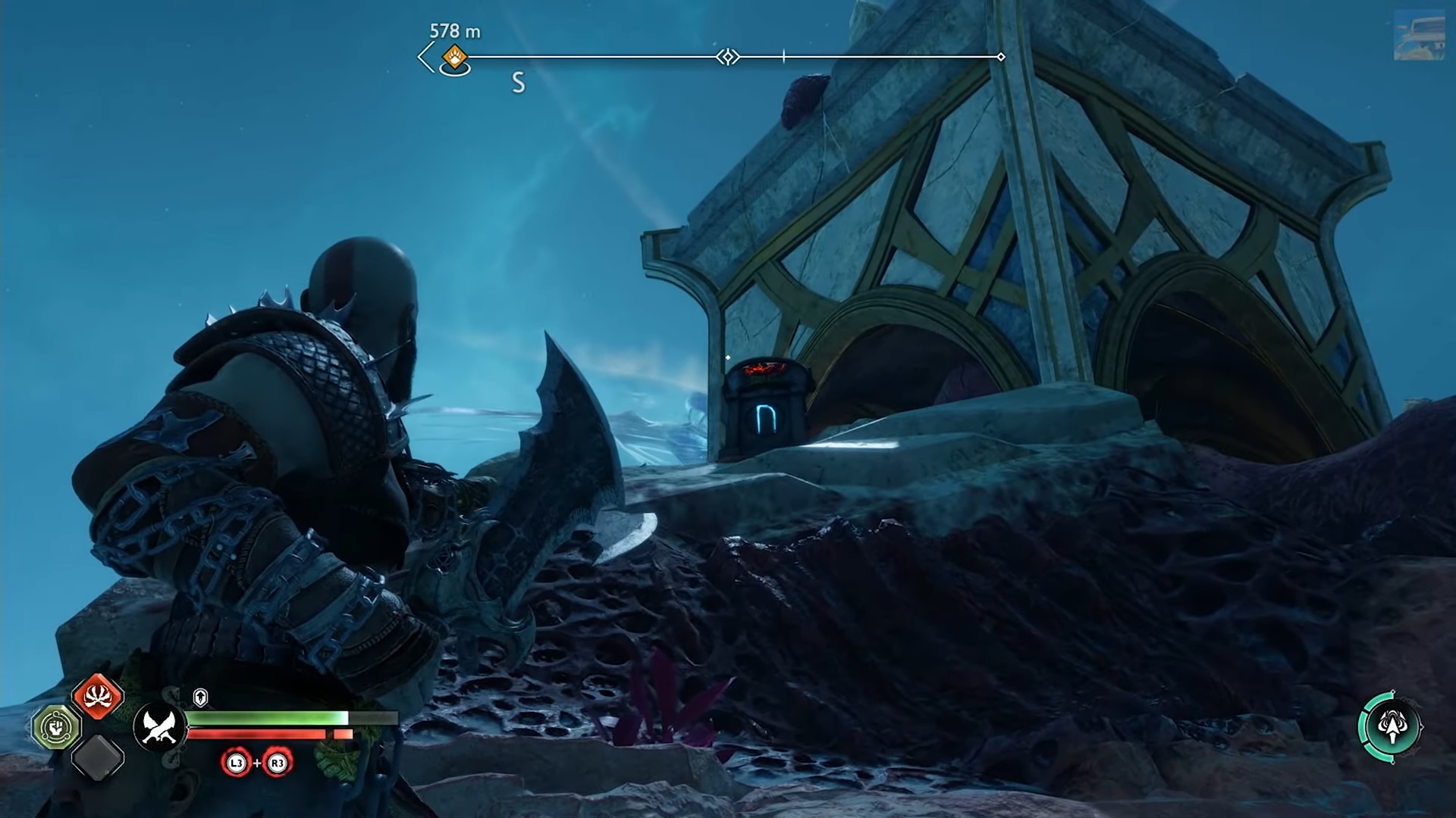 God of War Ragnarok - The Barrens Nornir Chest, All details - Second Torch 1