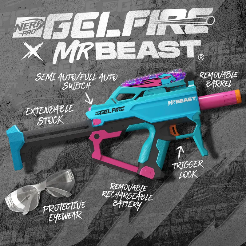 NERF Pro Gelfire X MrBeast Blaster - Where to buy + How Much - 1