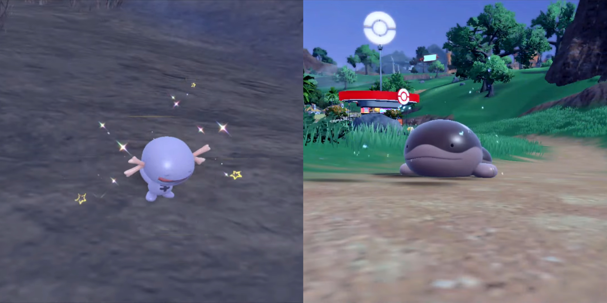 Pokemon Scarlet Violet Wooper and Clodsire