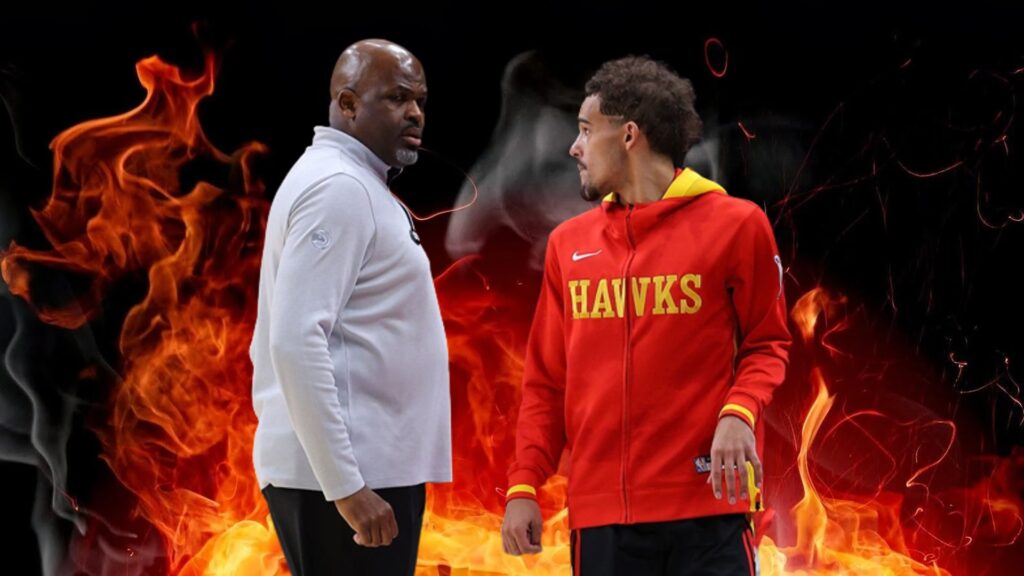 Trae Young and Nate McMillan