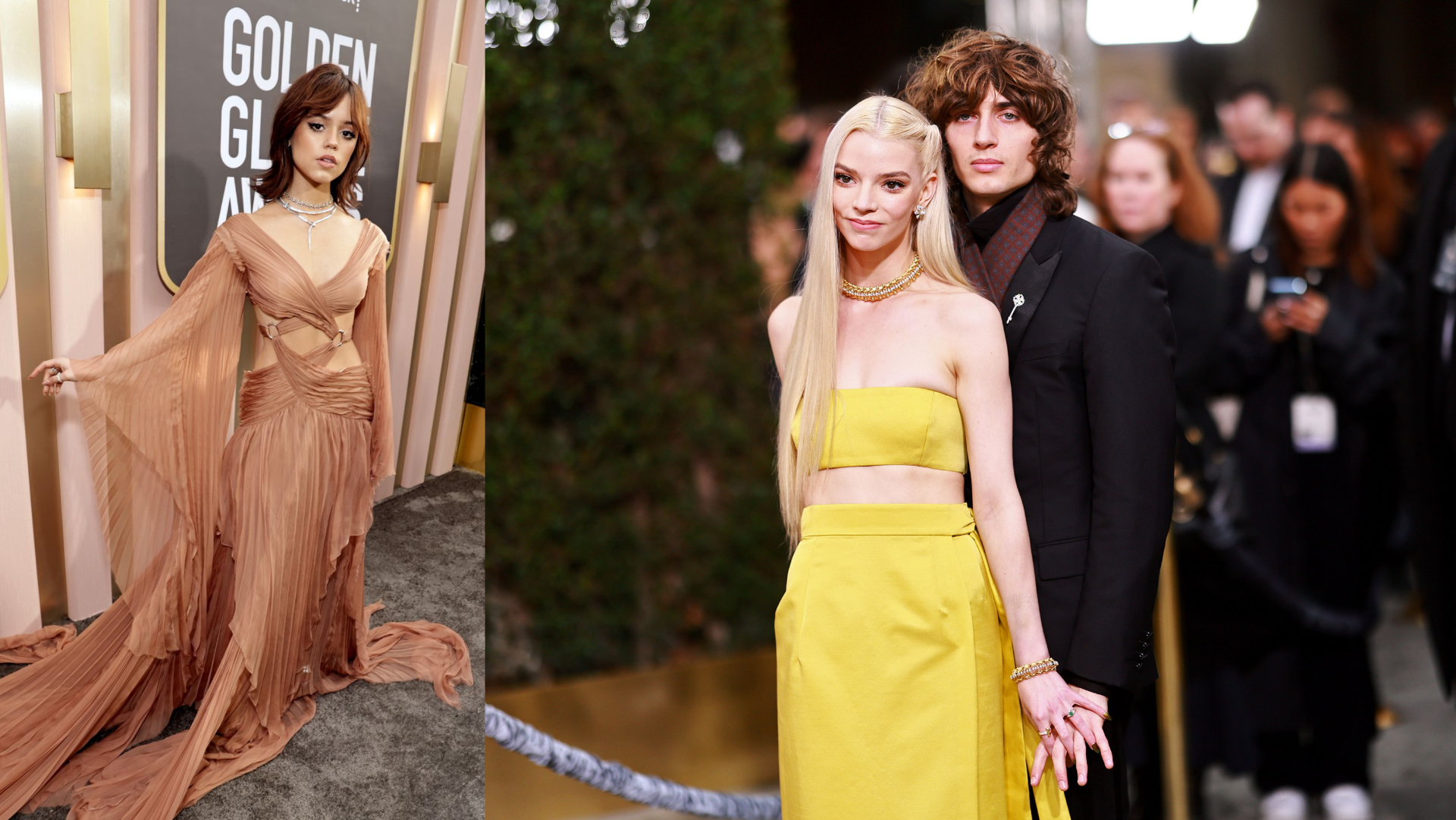 Golden Globes 2023 red carpet