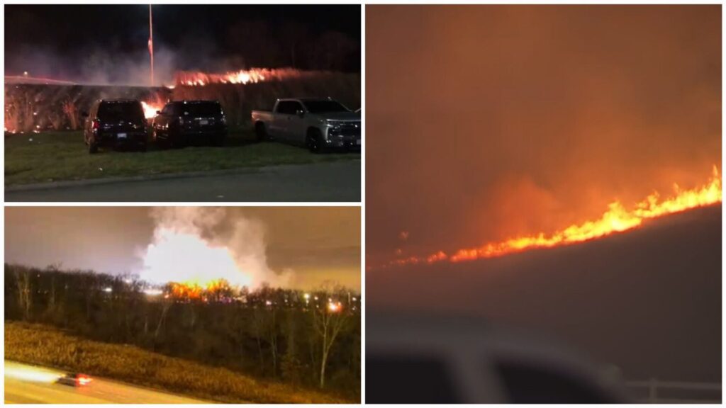 Arrowhead Stadium Grass Fire Kansas City Casualty