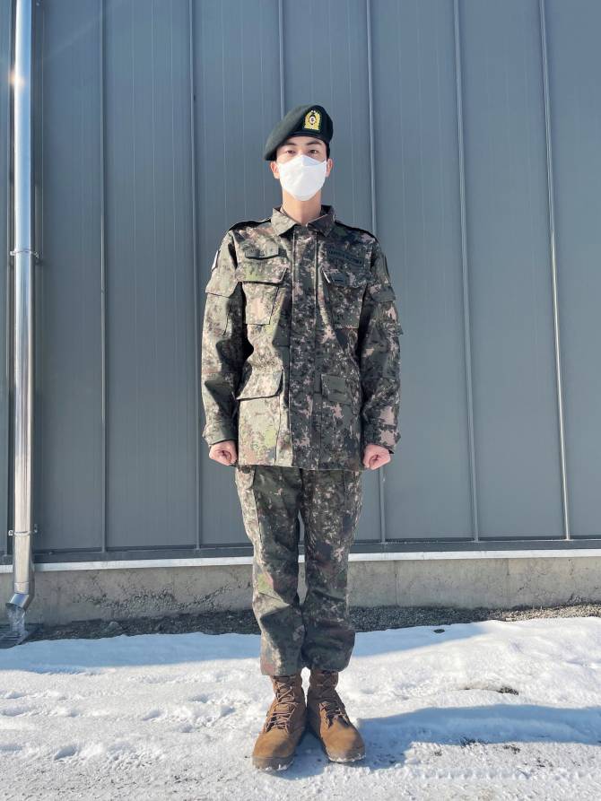 BTS Kim Seokjin in military, latest update
