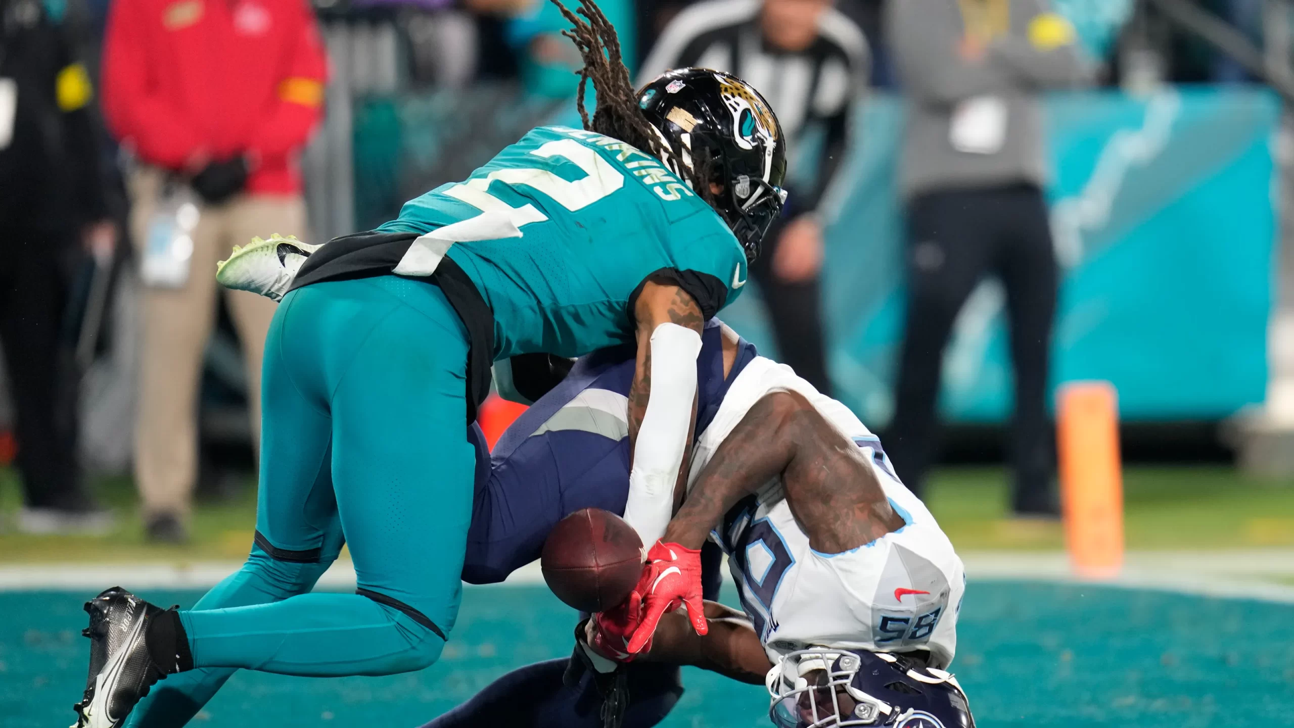 Jacksonville Jaguars vs Tennessee Titans anime poster