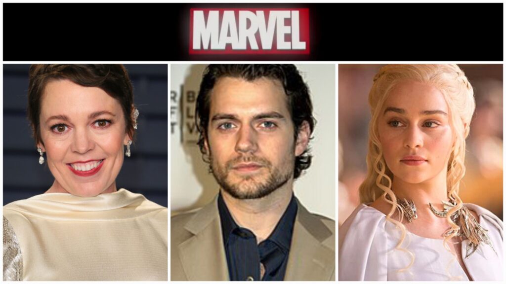 MCU Phase 5 Actors Emilia Clarke Harry Styles Olivia Colman Henry Cavill