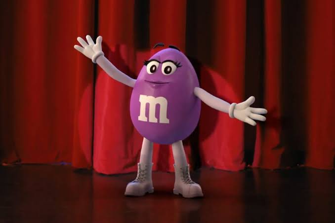M&M purple