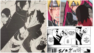 Boruto Chapter 78 sees Sasuke Uchiha make an epic return to stop Kawaki