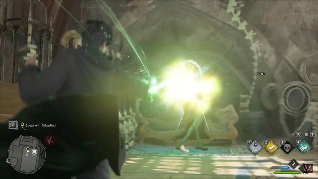 Hogwarts Legacy casting avada kedavra on students