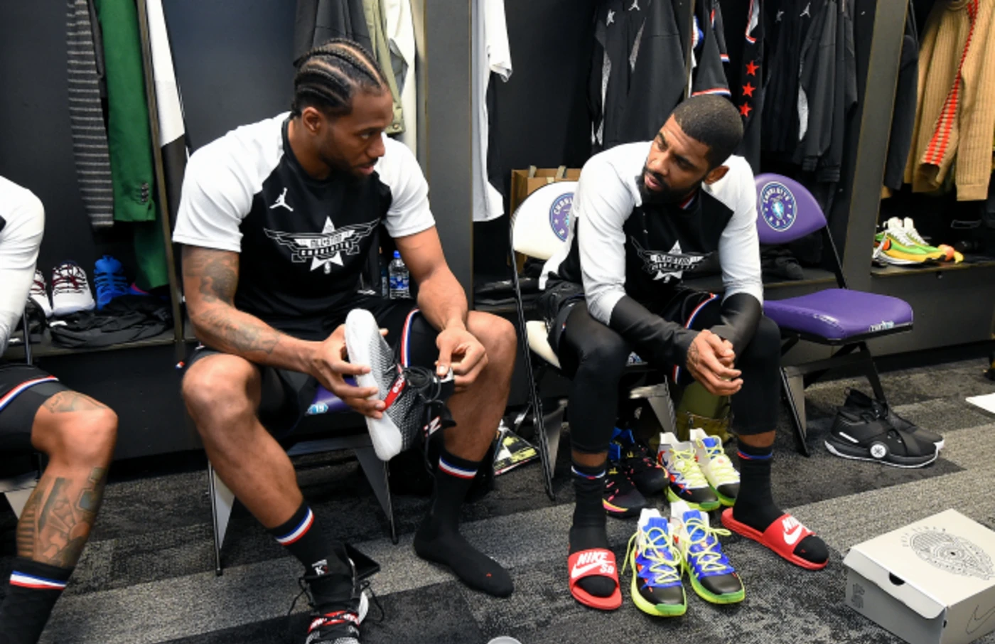 Kawhi Leonard and Kyrie Irving