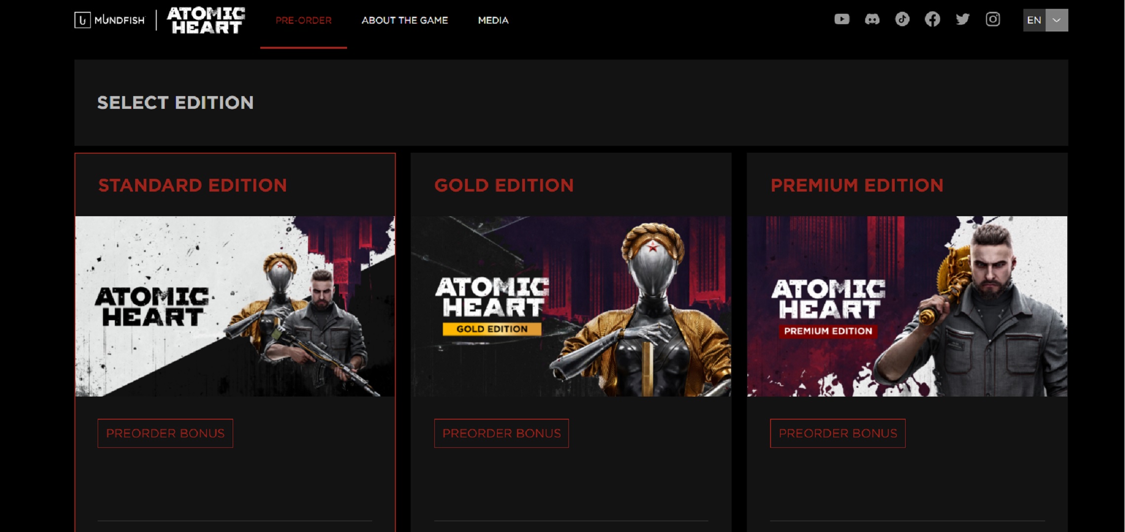 Pre-order, AH Mundfish