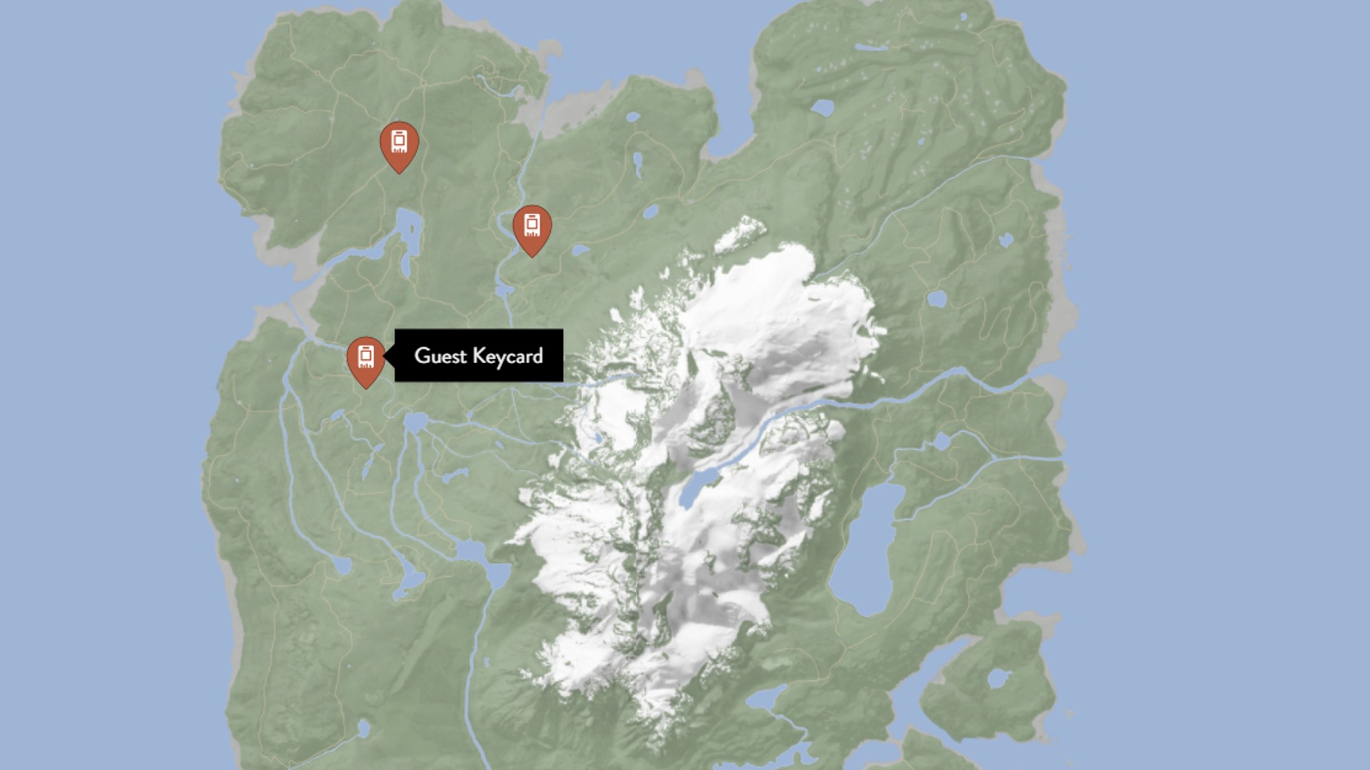 Sons of the Forest Guest Keycard location 1