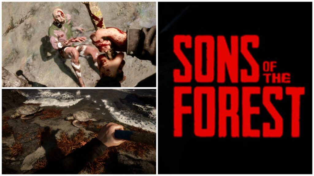 Sons of the Forest Guide Stun Gun and Rebreather cave