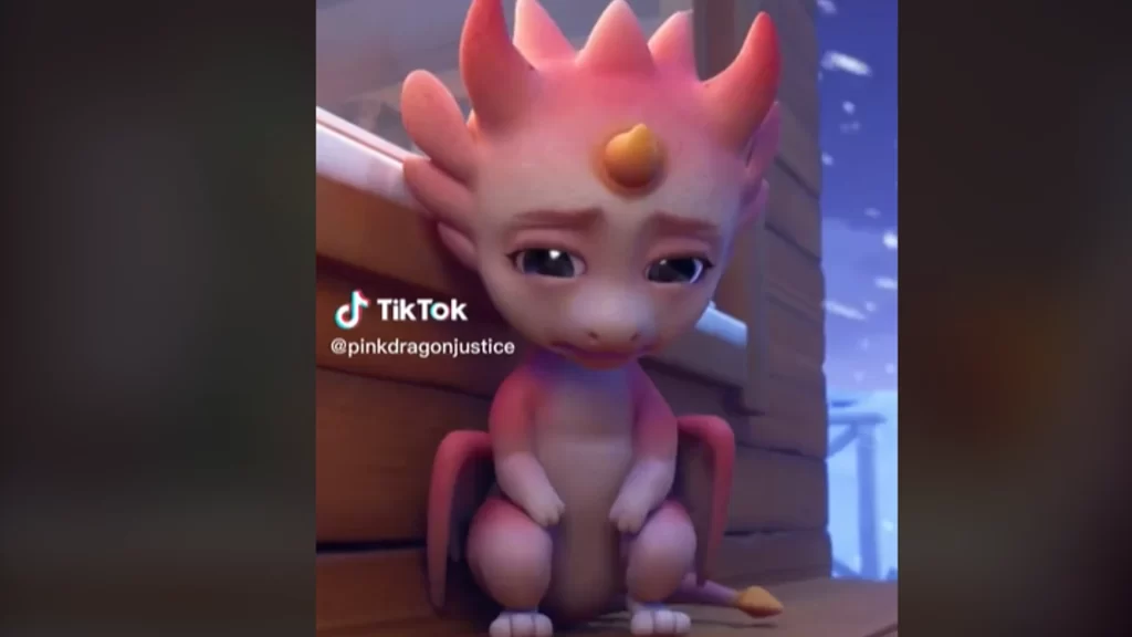 TIkTok Pink Dragon