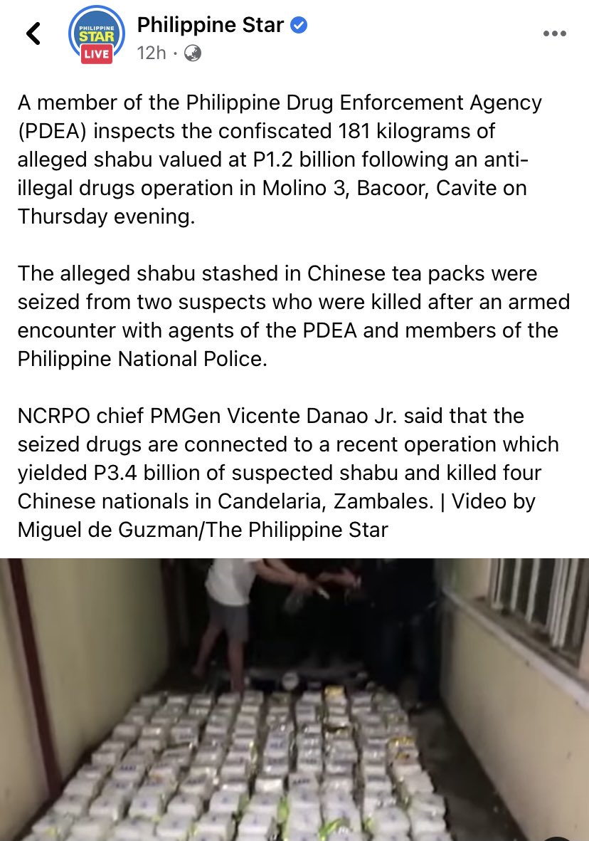 3.6 Billion pesos drug bust in 2021