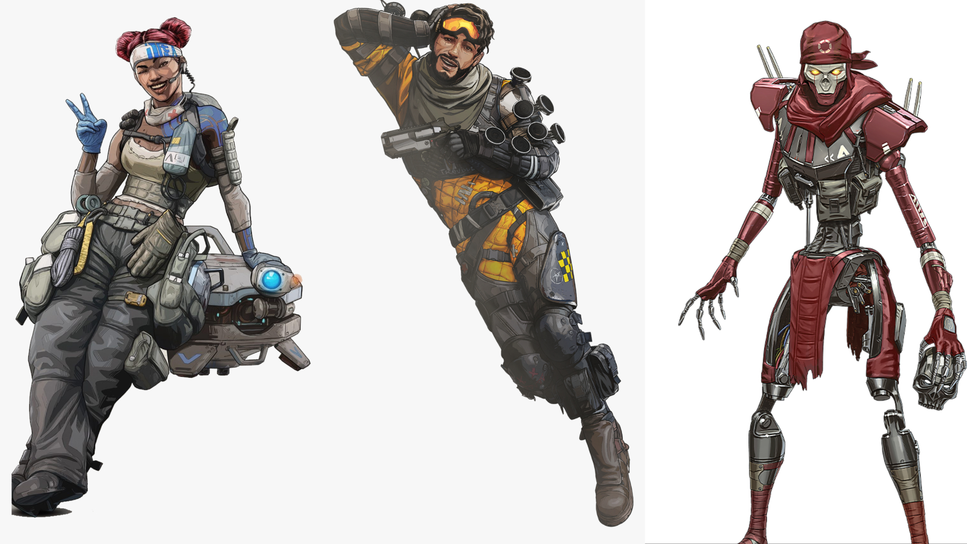 Apex Legends Lifeline, Mirage, Revenant