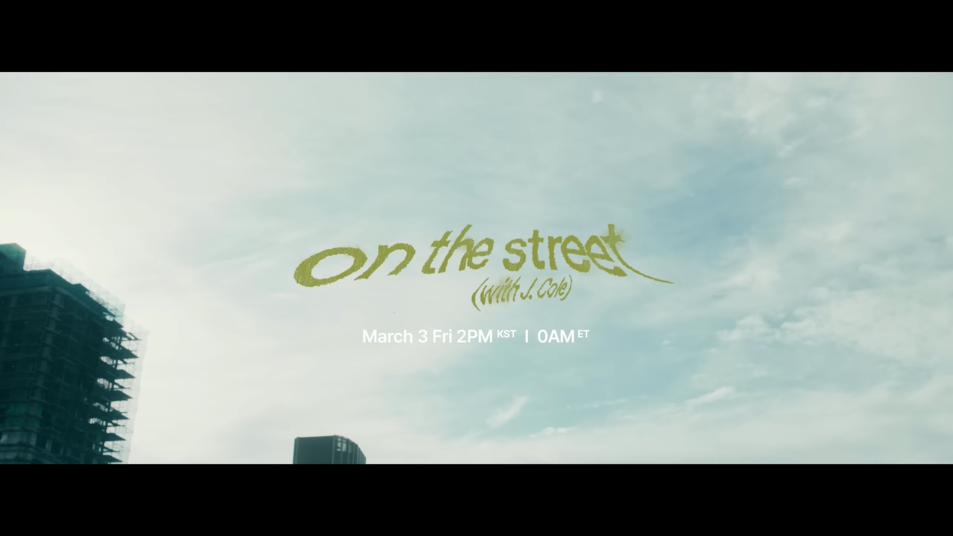 BTS j-hope j.cole collaboration, on the street