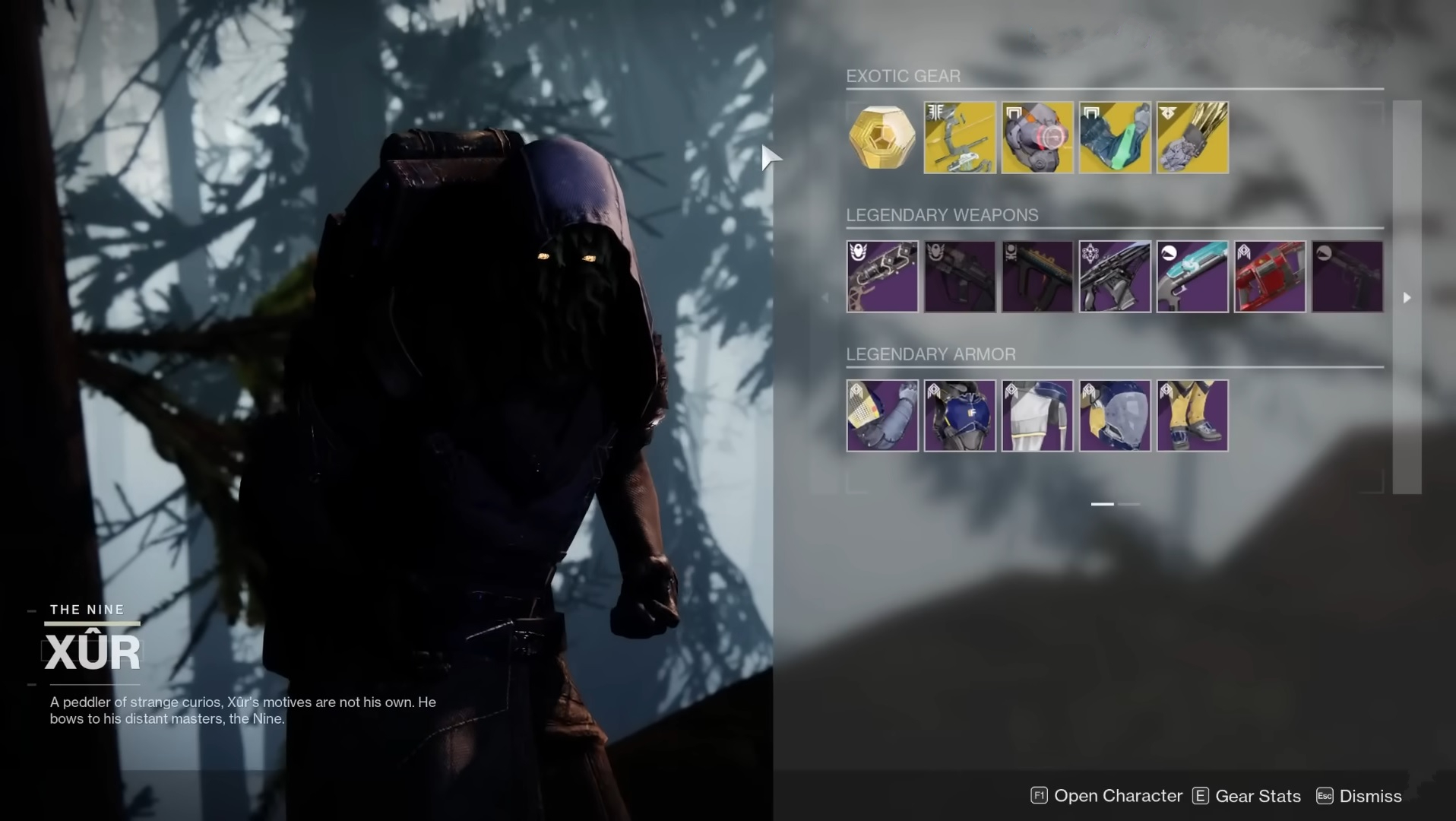 Destiny 2 - What is Xur selling