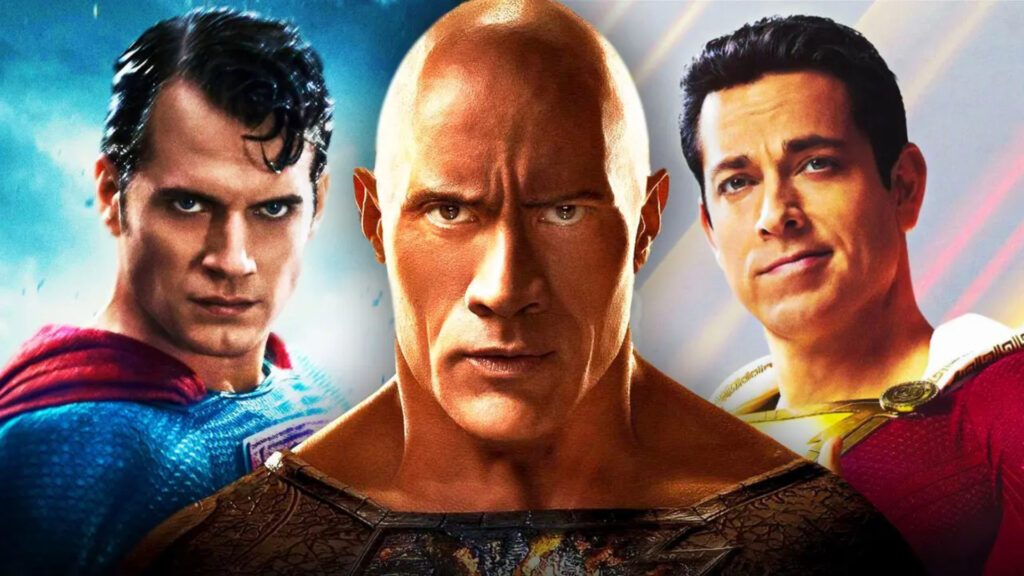 Dwayne The Rock Johnson Shazam Fury of the Gods Zachary Levi Black Adam cameo