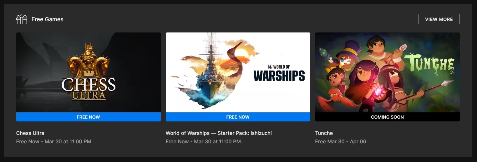 Epic Games Free Games March 2023