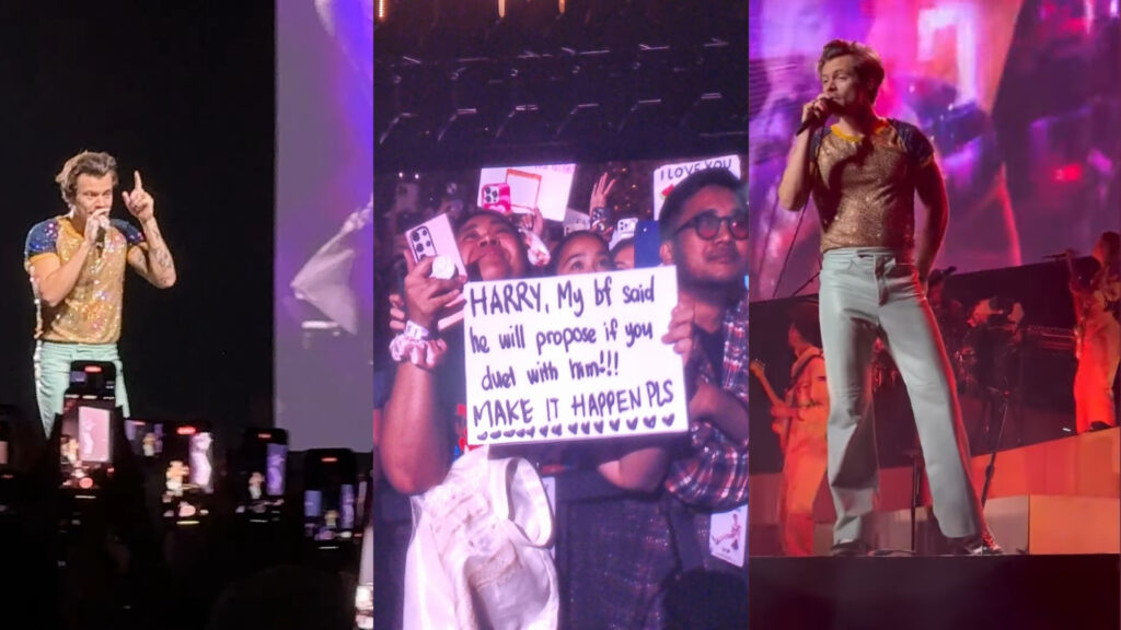 Filipino fan faces backlash for allegedly Faking Proposal at Harry Styles Concert