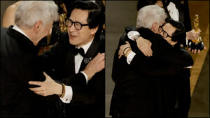 Iconic Duo Ke Huy Quan and Harrison Ford Reunite at Oscars – Fans Rejoice Over ‘Indiana Jones’ Nostalgia