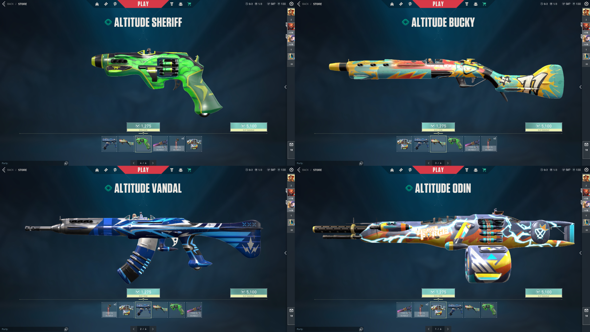Valorant Is the new Altitude Bundle worth it - Guns