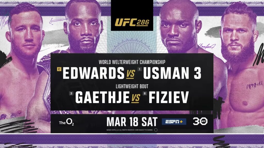 When and Where to Watch UFC 286 Start Time in Your Region