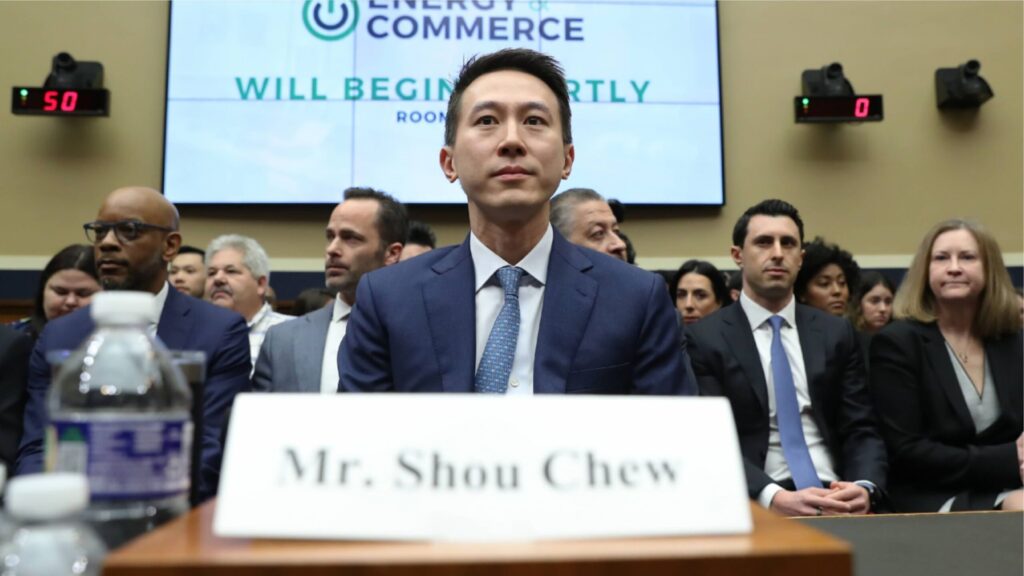 TikTok CEO Shou Zi Chew career lawmakers ban