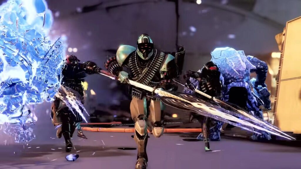 A guardian leading the charge with the Winterbite