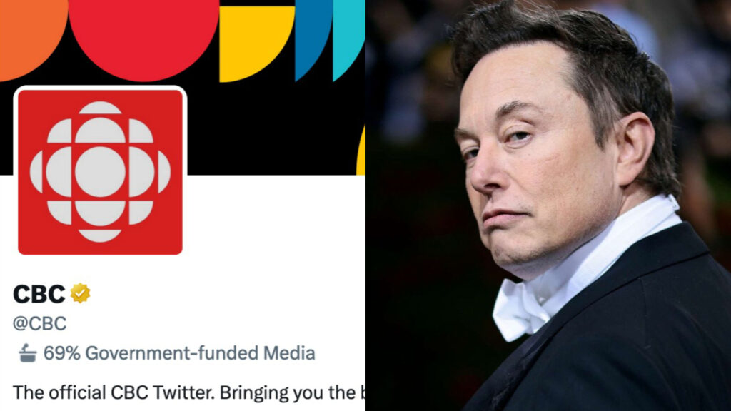 Elon Musk Twitter CBC Canadian Broadcasting Corporation 69 government funded