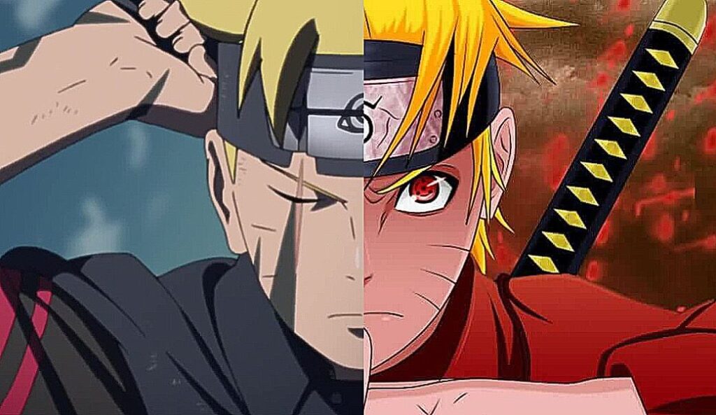 Naruto and Boruto (Image via Studio Pierrot)