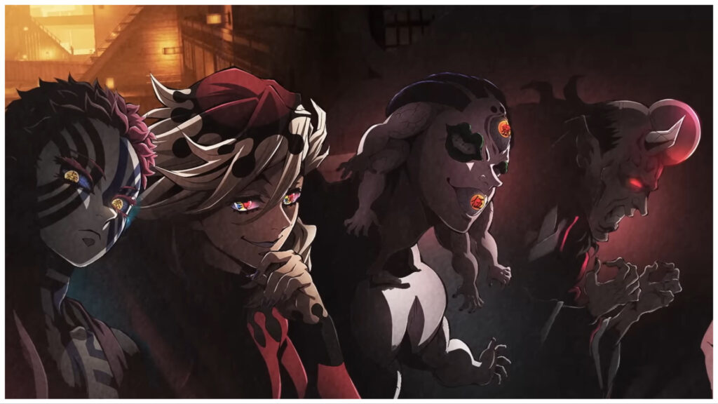 Upper moon demons in Demon slayer season 3