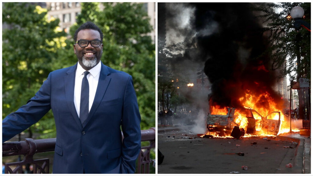 Brandon Johnson defends teen rioters