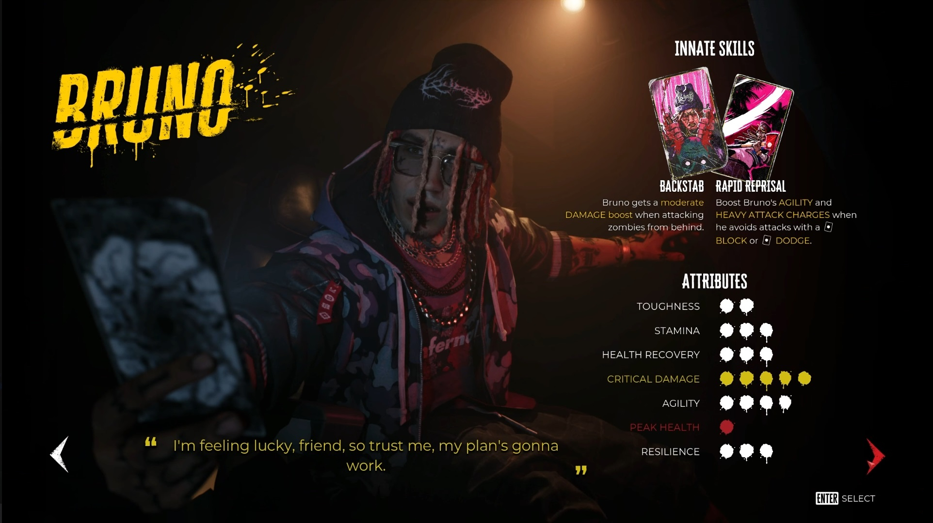 Dead Island 2 Tips and Tricks Character Selection