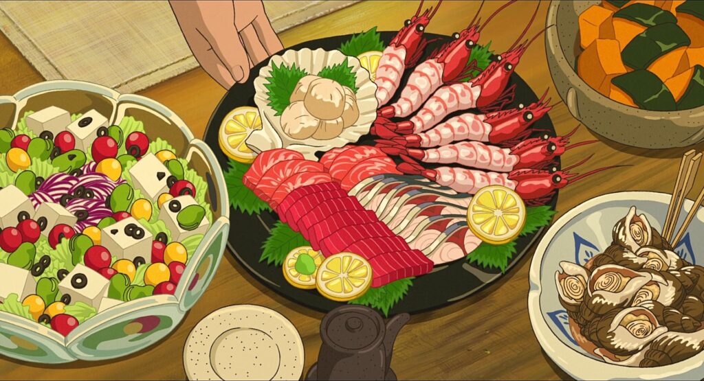 Lip-smacking food from Studio Ghibli